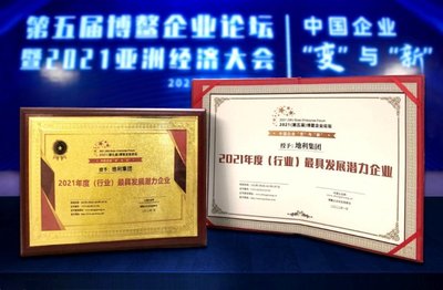 地利集團(tuán)雙喜臨門 斬獲博鰲企業(yè)論壇“年度行業(yè)領(lǐng)軍企業(yè)”和“最具發(fā)展?jié)摿ζ髽I(yè)”大獎(jiǎng)